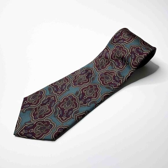 Pierre Balmain Other - Pierre Balmain Men's Vintage Paisley Silk Tie Multicolor Classic Length